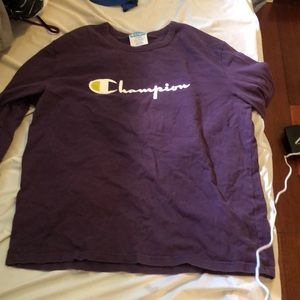 Purple champion long sleeve